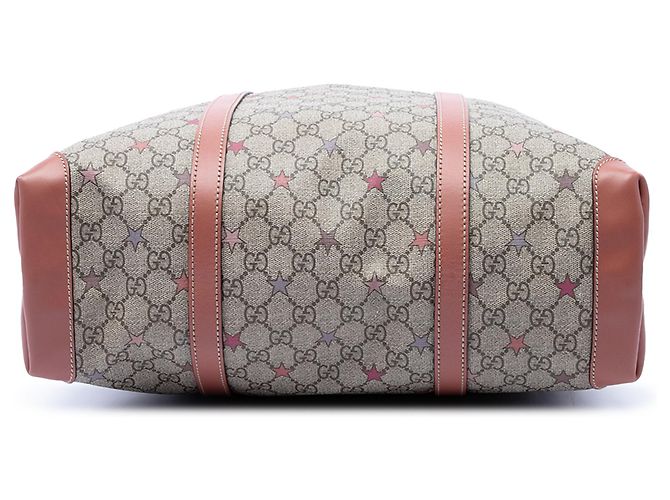 Tote verticale Gucci Beige GG Supreme Star Joy - vista 3