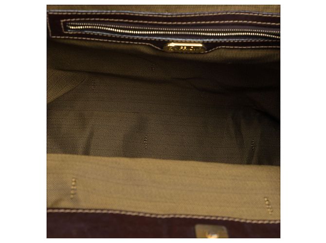 Fendi Tote aus braunem Zucca-Canvas - Ansicht 4