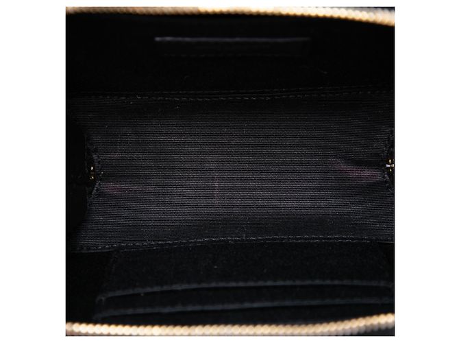 Borsa Camera Vicky in agnello trapuntato nero Saint Laurent - vista 4