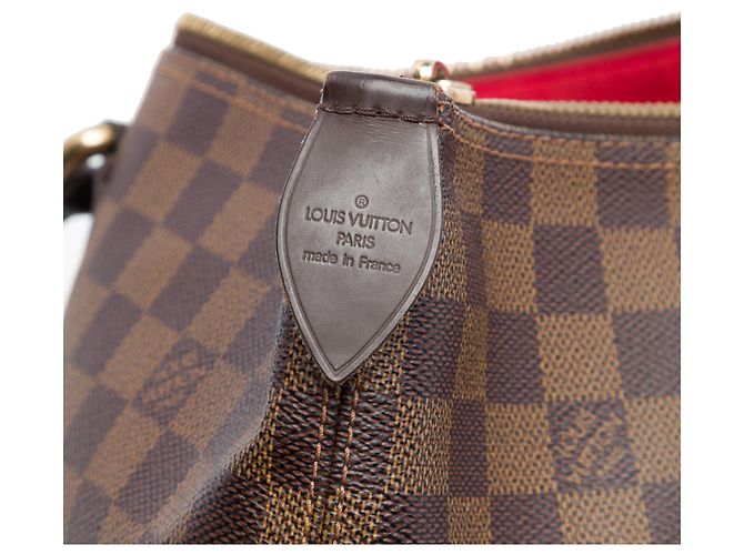 Louis Vuitton Marrone Damier Ebene Saleya MM - vista 5
