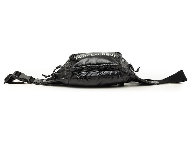 Borsa a tracolla Nuxx in nylon nero Saint Laurent - vista 3