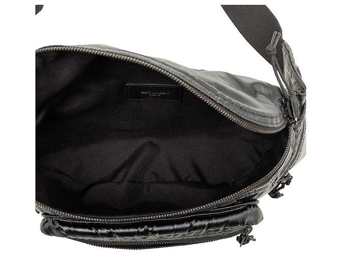 Borsa a tracolla Nuxx in nylon nero Saint Laurent - vista 4
