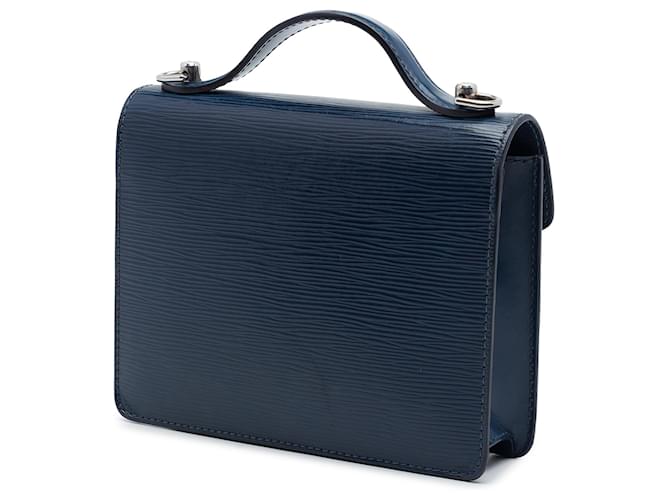 Louis Vuitton Blue Epi Monceau BB Blu scuro - vista 2