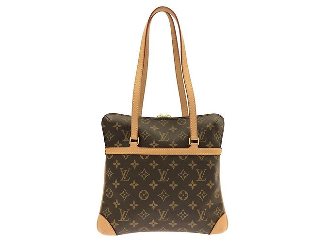 Louis Vuitton Monogram Coussin GM Shoulder Bag Brown - view 2
