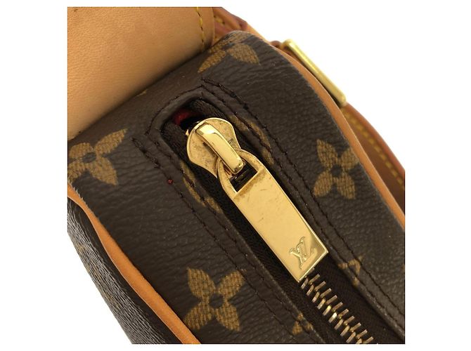 Borsa a Spalla Louis Vuitton Monogram Croissant MM Marrone Monogramma - vista 4