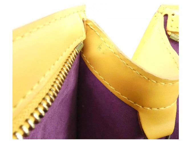 Borsa a Spalla Louis Vuitton Epi Saint Jacques Giallo - vista 10