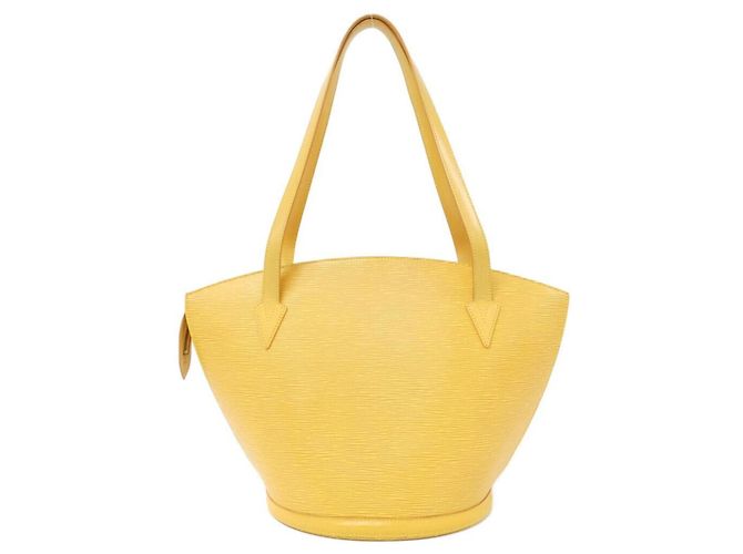 Borsa a Spalla Louis Vuitton Epi Saint Jacques Giallo - vista 2