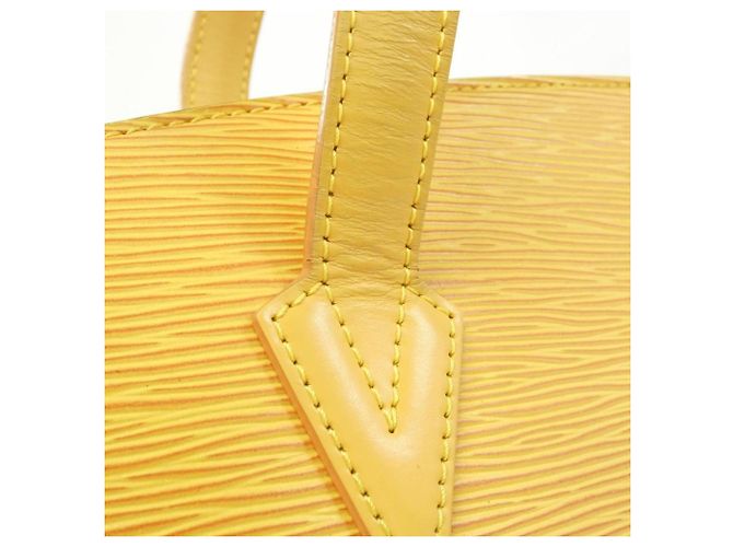 Borsa a Spalla Louis Vuitton Epi Saint Jacques Giallo - vista 7