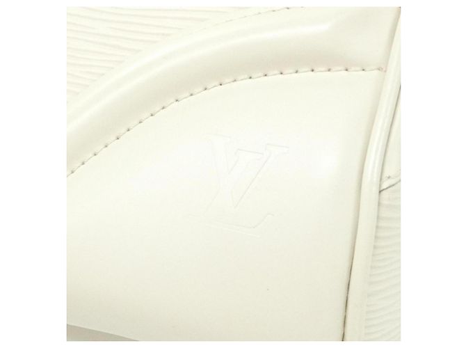 Borsa Louis Vuitton Epi Bowling Montaigne GM Crudo Bianco sporco - vista 4