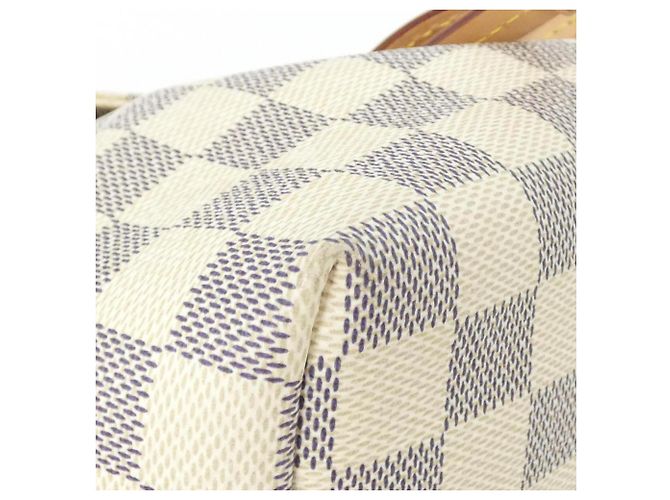 Zaino Louis Vuitton Damier Azur Speron BB Bianco Blu - vista 3