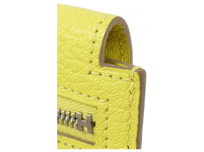 Hermès Cartera compacta Hermes Kelly Pocket Dorado Amarillo - vista 6