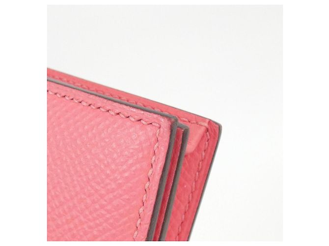 Cartera larga Hermès Bearn Soufflé en Rosa - vista 4