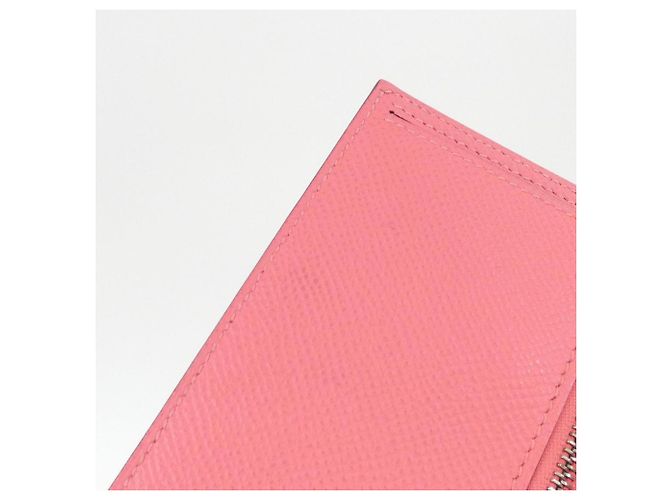 Cartera larga Hermès Bearn Soufflé en Rosa - vista 6