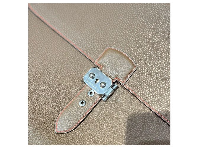 Hermès Sac à Dépêches en cuir Marron - vue 6
