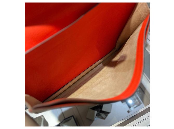 Hermès Sac à Dépêches en cuir Marron - vue 8