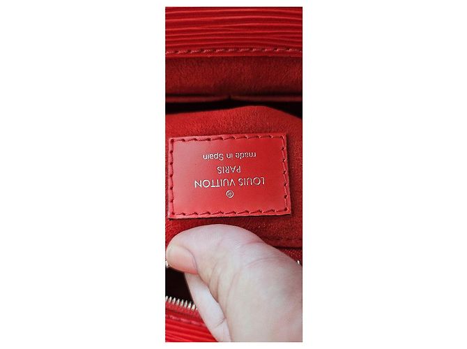 Louis Vuitton Epi Marly BB Bolsa - Vermelha Vermelho - vista 5