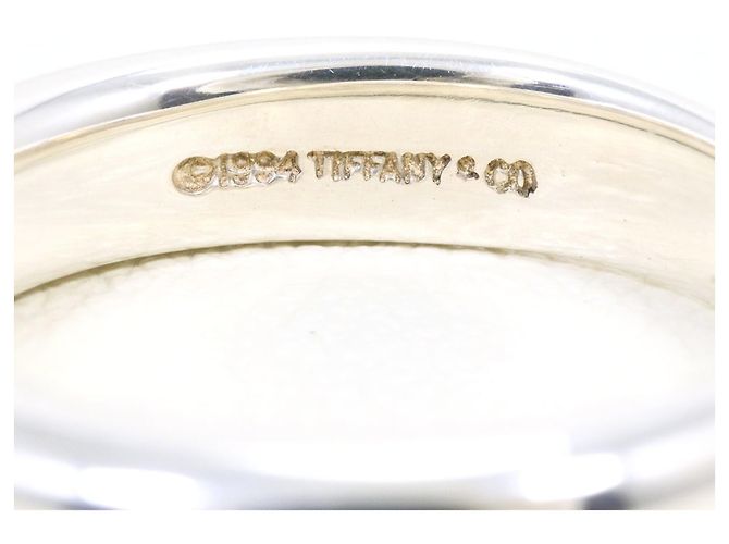 Anello a fascia in oro giallo 18K e argento Tiffany & Co. - vista 4