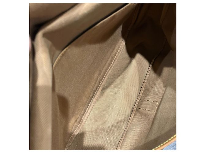 Borsa a Spalla Louis Vuitton Saumur 35 Marrone - vista 8