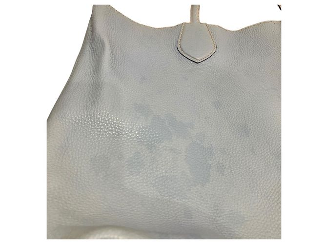 Gucci Ledertote-Tasche Braun Hellblau - Ansicht 6