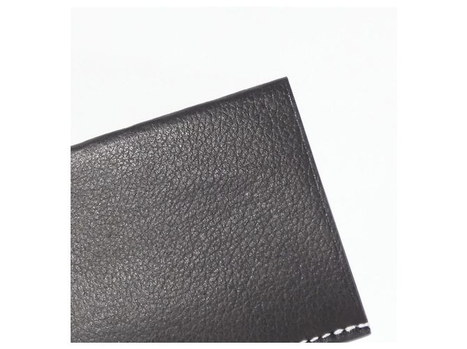 Hermès Tarjetero H Sellier Verso Hermes Negro Azul - vista 2