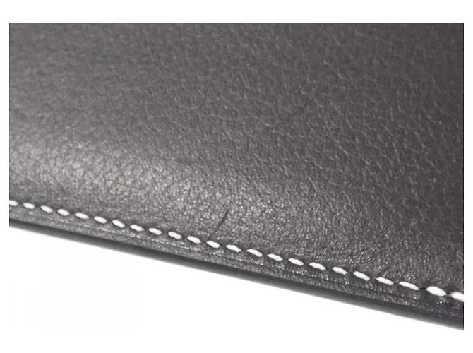 Hermès Tarjetero H Sellier Verso Hermes Negro Azul - vista 3