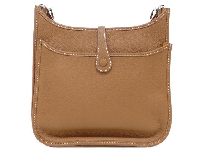 Hermès Borsa a Spalla Hermes Evelyne 3 PM 056277CK D'oro - vista 2