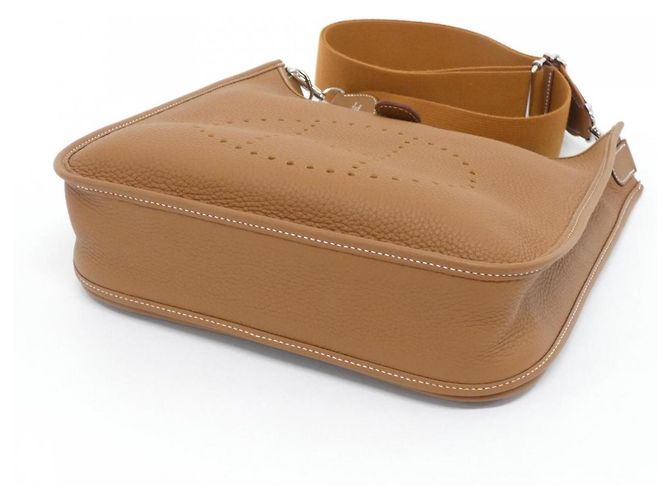 Hermès Borsa a Spalla Hermes Evelyne 3 PM 056277CK D'oro - vista 3