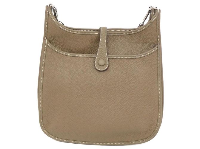 Hermès Borsa a Spalla Hermes Evelyne 3 PM Taupe - vista 2