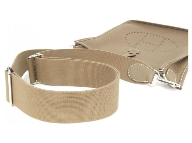 Hermès Borsa a Spalla Hermes Evelyne 3 PM Taupe - vista 4