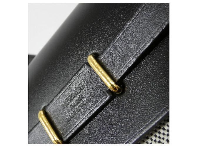 Hermès Borsa a tracolla Hermes Herbag Zip Nero Crudo - vista 4