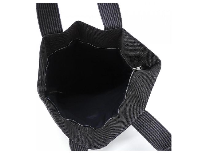 Hermès Hermline Cabas Handtasche Hermes Schwarz - Ansicht 5