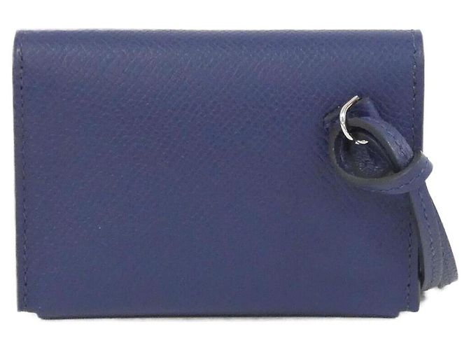 Hermès Portacarte Hermes Snap Blu Blu navy - vista 2