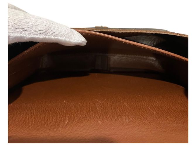 Borsa a tracolla Louis Vuitton Monogram Cartouchiere Marrone - vista 5