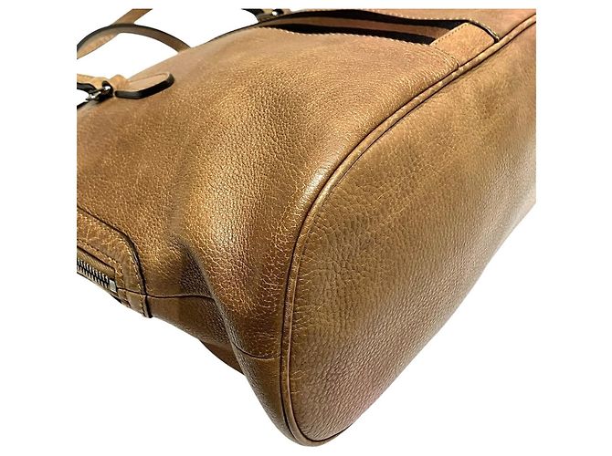 Borsa a mano in pelle Gucci Sherry Line Marrone - vista 7