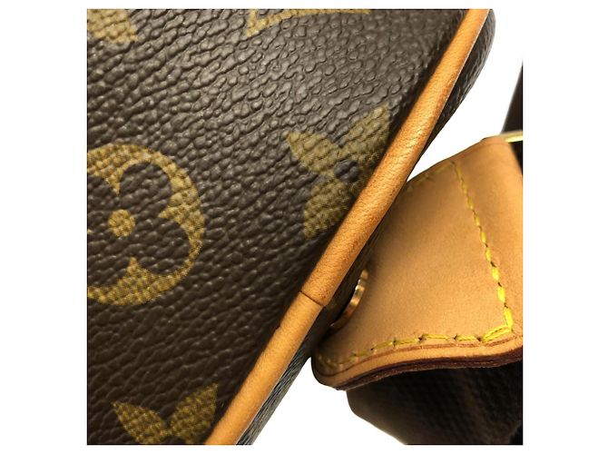 Borsa a tracolla Louis Vuitton Monogram Pochette Gange Marrone Monogramma - vista 3