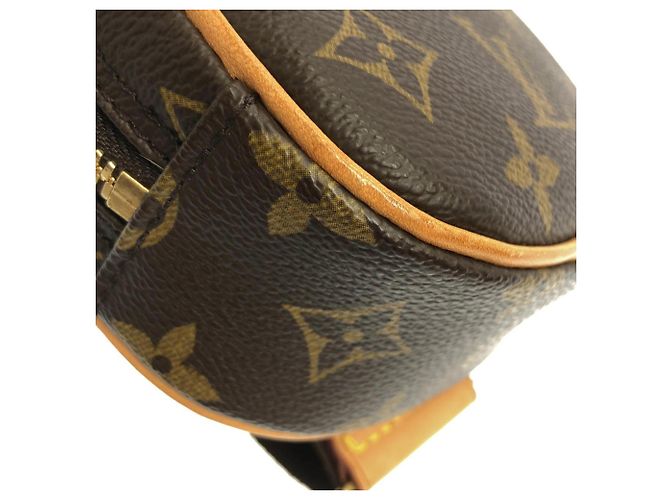Borsa a tracolla Louis Vuitton Monogram Pochette Gange Marrone Monogramma - vista 5