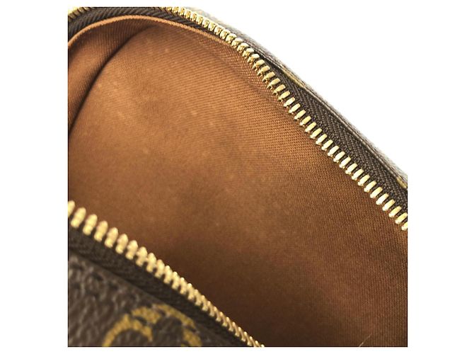 Borsa a tracolla Louis Vuitton Monogram Pochette Gange Marrone Monogramma - vista 8