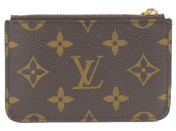 Monedero Monogram Louis Vuitton Castaño Amarillo Monograma - vista 2