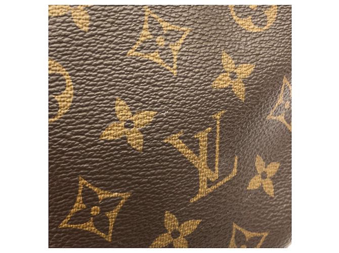 Borsa a Spalla Louis Vuitton Monogram Boite Chapeau Souple MM Marrone Monogramma - vista 4