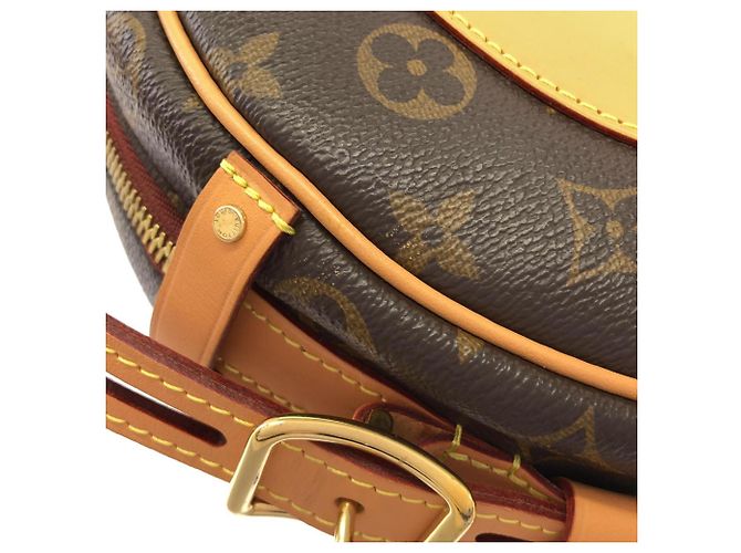 Borsa a Spalla Louis Vuitton Monogram Boite Chapeau Souple MM Marrone Monogramma - vista 6