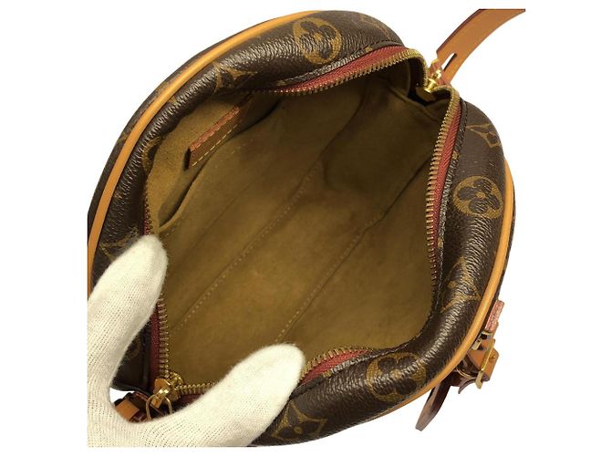 Borsa a Spalla Louis Vuitton Monogram Boite Chapeau Souple MM Marrone Monogramma - vista 8