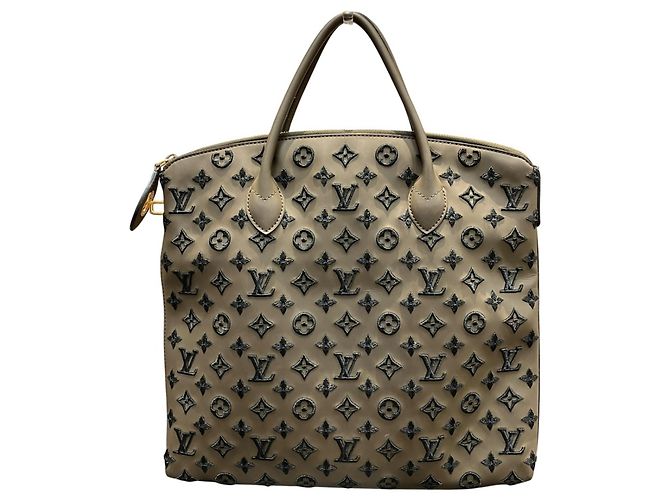 Borsa a mano verticale Louis Vuitton Lockit Marrone Nero - vista 2