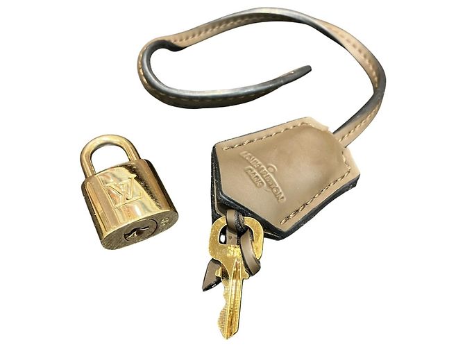 Borsa a mano verticale Louis Vuitton Lockit Marrone Nero - vista 5