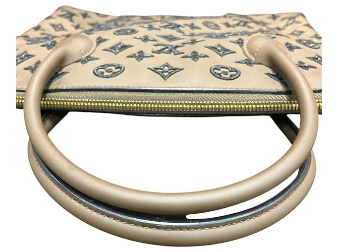 Borsa a mano verticale Louis Vuitton Lockit Marrone Nero - vista 6