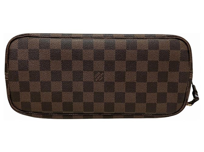 Borsa Tote Louis Vuitton Damier Neverfull PM Marrone - vista 3