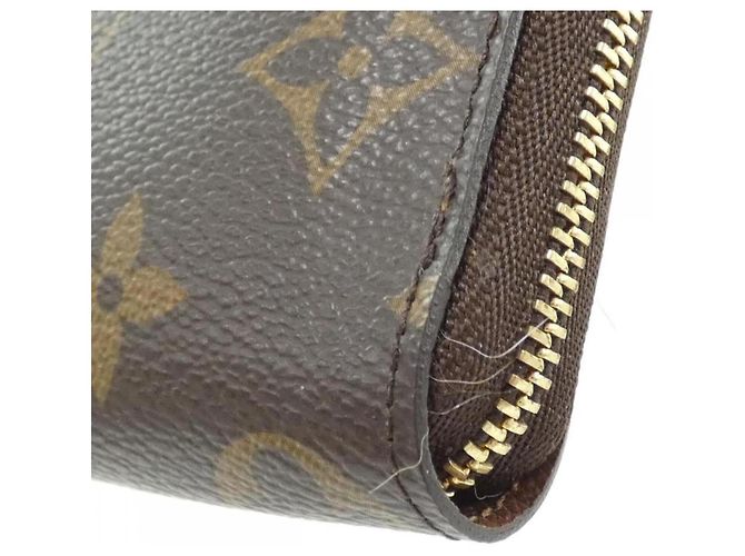 Monogram Zippy Coin Purse Louis Vuitton Castaño Monograma - vista 3