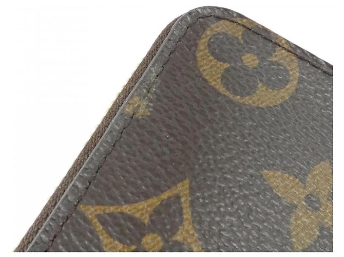 Monogram Zippy Coin Purse Louis Vuitton Castaño Monograma - vista 4
