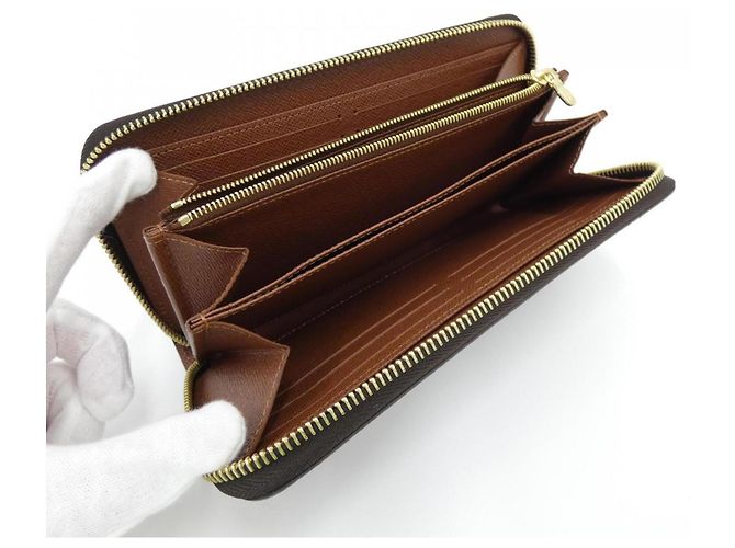 Louis Vuitton Monogram Zippy Wallet Braun Monogramm - Ansicht 5