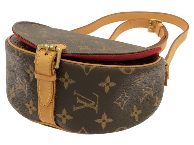 Bolso de hombro Louis Vuitton Monogram Tambourin Castaño Monograma - vista 3