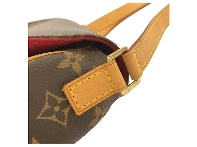 Bolso de hombro Louis Vuitton Monogram Tambourin Castaño Monograma - vista 6